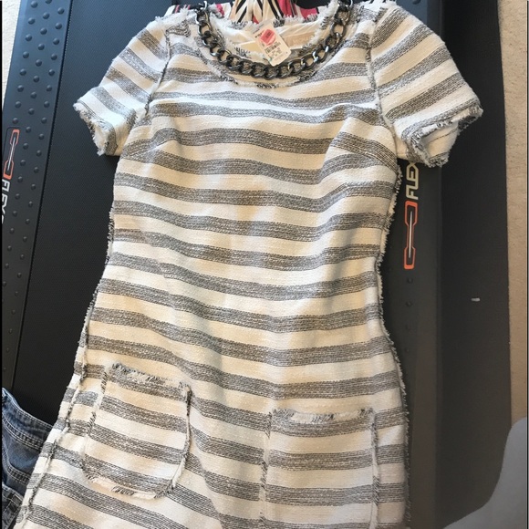 Michael Kors Dresses & Skirts - ❤️TRADED❤️Micheal Kors tweed dress chain neck NWT